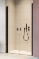 Radaway Nes Black Dwd I drzwi wnękowe 100cm czarny mat/szkło przejrzyste 10027100-54-01