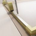 Radaway Furo Brushed Gold kabina Walk-in 160x200cm prawa szczotkowane złoto 10106838-99-01R/10110794-01-01