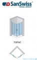 SanSwiss Top-Line TOPAC Wejście narożne 60-90cm profil srebrny Lewe TOPGSM10107