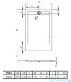 Radaway Teos F brodzik 160x90cm czarny HTF16090-54