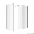 Excellent Vidoq walk-in kabina prysznicowa gięta, ścianka prosta 90cm, ścianka gięta 93cm chrom KAEX.1507.K.0900.0930.CR