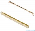 Massi Walk in Gold 130x195cm kabina Walk In przejrzyste MSKP-FA1020-130-G