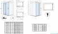 Roca Metropolis-N kabina prostokątna 100x80cm szkło przejrzyste AMP0810012M/AMP0908010M