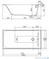 Koło Rekord wanna prostokątna z powłoką AntiSlide 140x70cm XWP1640101