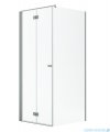 Radaway Nes Kdj B Brushed Nickel kabina 100x100cm lewa szczotkowany nikiel 10025100-91-01L/10039100-01-01