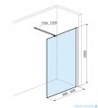 Excellent Vidoq Walk-in ścianka prysznicowa prosta 90x200 cm, złoty połysk KAEX.1506.900.LP.GL