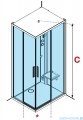 Novellini Glax 1 2.0 kabina standard 100x80 prawa biała G21A198DMF-1UU