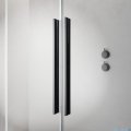 Radaway Furo Brushed GunMetal DWJ drzwi prysznicowe 130cm lewe szczotkowany grafit 10107672-92-01L/10110630-01-01