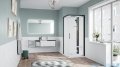 Novellini Glax 1 2.0 kabina z sauną parową 80x80 prawa czarna G21GF89DT5-1HH
