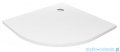 New Trendy Nex brodzik konglomeratowy półokrągły 90x90x3,5 cm biały B-0450