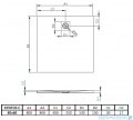 Radaway Kyntos C brodzik kwadratowy 80x80cm cemento HKC8080-74