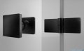 SanSwiss Annea Black Line drzwi prysznicowe prawe 100x200cm profile czarne AN13D10000607