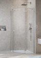 Radaway Essenza 8 Brushed Nickel Ptj kabina pięciokątna 80x100cm prawa szczotkowany nikiel 10490000-91-01R/10490500-01-01