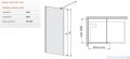 Sanplast Space Wall P/SPACEWALL-XL kabina walk-in 80x225 cm przejrzyste 600-320-3120-42-401