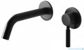 Kohlman Roxin Black bateria umywalkowa 2-otworowa podtynkowa czarny półmat QW180RB