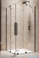Radaway Furo Black KDD kabina 80x80cm szkło przejrzyste 10105080-54-01L/10105080-54-01R