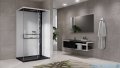 Novellini Glax 2 2.0 kabina z hydromasażem 120x80 prawa czarna G222P120DT1-1HU