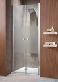 Radaway Eos DWD Drzwi wnękowe 120 szkło przejrzyste + brodzik Doros D + syfon