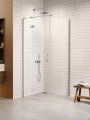 New Trendy Nesta kabina 80x110x200 cm lewa wspornik równoległy przejrzyste K-3600