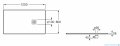 Roca Terran 120x80cm brodzik prostokątny konglomeratowy Perłowy AP1014B032001630