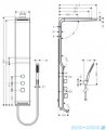 Hansgrohe Panel prysznicowy Raindance Lift 180 2jet DN15 27008000