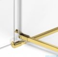 New Trendy Eventa Gold Shine drzwi wnękowe pojedyncze 110x200 cm przejrzyste lewe Złoty połysk EXK-4677