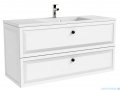 Oristo Montebianco szafka z umywalką Amelia 120x60x46 biały mat OR47-SD2S-120-2/UME-AM-120-92-C