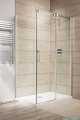 Radaway Espera KDJ Kabina prysznicowa 120x80 prawa szkło przejrzyste + Brodzik Argos D + syfon