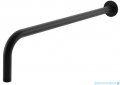 Kohlman Roxin Black zestaw prysznicowy z deszczownicą 30 cm czarny półmat QW210RBR30