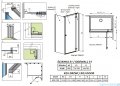 Radaway Essenza 8 Black Kdj kabina 120x80cm prawa czarny mat/szkło przejrzyste 10480812-01-01R/10470337-54-01R/10113080-01-01