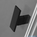 Radaway Nes 8 Black Dwd II drzwi wnękowe 180cm W3 czarny mat/szkło przejrzyste 10081083-54-01/10080197-54-01