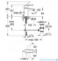 Grohe Eurostyle Cosmopolitan bateria umywalkowa DN 15 z korkiem 33552002