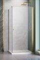 Radaway Nes Kdj I Brushed Gold kabina 90x70cm prawa szczotkowane złoto 10022090-99-01R/10039070-01-01