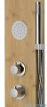 Corsan Bali panel prysznicowy z termostatem chrom drewno bambusowe B-231TCR