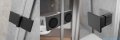 Radaway Essenza 8 Black Kdj kabina 90x80cm prawa czarny mat/szkło przejrzyste 10480612-01-01R/10470237-5401R/10113080-01-01