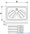 Ravak Brodzik Gigant PRO 110x80 XA03D401010