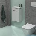 Oristo Silver szafka z umywalką 40x55x22cm biały połysk OR33-ZD1D-40-1
