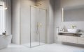 Radaway Idea 8 Kdj Brushed Gold kabina 120x75cm prawa szczotkowane złoto 10340620-99-01R/10350553-01-01/10360075-01-01L