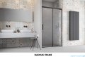 Radaway Idea Black 8 Dwj drzwi wnękowe 100cm prawe czarny mat/szkło przejrzyste 10330520-54-01R/10350453-01-01