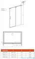 Radaway Espera DWJ Mirror Drzwi wnękowe przesuwne 100 prawe szkło przejrzyste 380495-01R/380210-71R