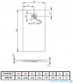 Radaway Kyntos F brodzik 100x70cm czarny HKF10070-54