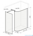 Excellent Vidoq walk-in kabina prysznicowa gięta, ścianka prosta 120cm, ścianka gięta 93cm złoty połysk KAEX.1507.K.1200.0930.GL