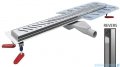 Wiper New Premium Revers Odpływ liniowy z kołnierzem 100 cm mat syfon snake 500.0251.03.100
