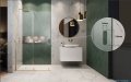Radaway Furo SL Brushed Nickel kabina Walk-in 100x200cm prawa szczotkowany nikiel 10306538-91-01R/10110494-01-01