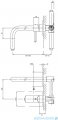 Omnires Y bateria umywalkowa podtynkowa nikiel Y1215HNI