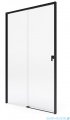 Roca Metropolis drzwi prysznicowe 100x200cm przejrzyste profile CZARNY MAT AMP1310016M