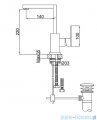 Kohlman Nexen bateria umywalkowa chrom QB150U