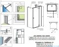 Radaway Essenza Brushed GunMetal Kdj+S kabina 90x120x90cm prawa szczotkowany grafit 1384050-01-01/1385024-92-01R/1384050-01-01