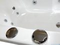Riho Lugo 170x75cm wanna prostokątna z hydromasażem Pneumatic prawa + nogi + syfon BT01-PNE-P