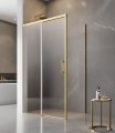 Radaway Idea Gold Kdj kabina 130x90cm lewa złoty połysk/szkło przejrzyste 387043-09-01L/387050-09-01R